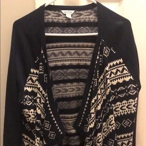 Nautica Brand Drape Cardigan